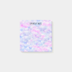 Alle Text-farbigen Ästhetik-Schaumwolken Post-it Klebezettel