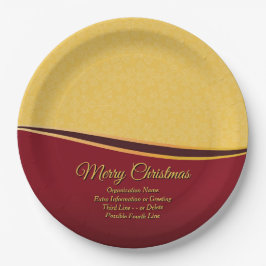 ALLE Textorganisation ändern 20xx Weihnachtszeit P Pappteller