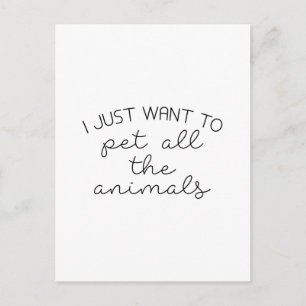 Alle Tiere Postkarte