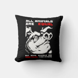 Alle Tiere sind gleich 1 Kissen