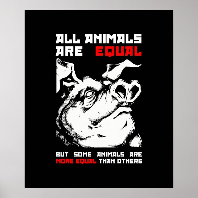 Alle Tiere sind gleich 1 Poster (Vorne)