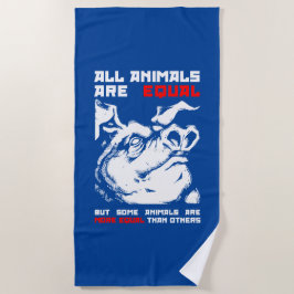 Alle Tiere sind gleich 1 Strandtuch