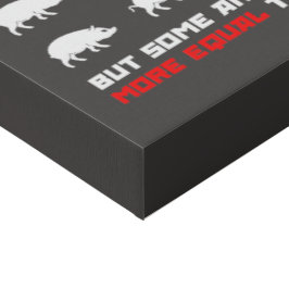 Alle Tiere sind gleich 2 Künstlicher Leinwanddruck