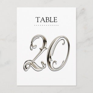 Alle Tischnummern Extravagant