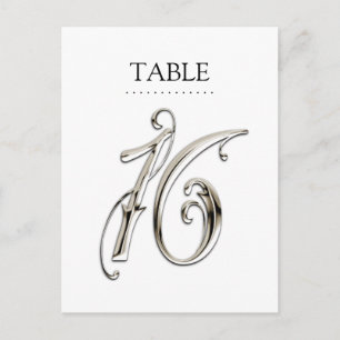 Alle Tischnummern Extravagant