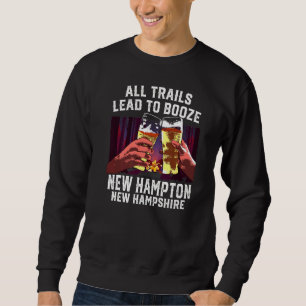 Alle Trails führen zu einem neuen Hampton-Camping  Sweatshirt