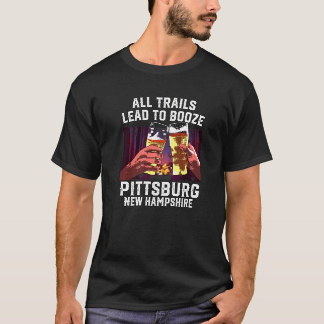 Alle Trails führen zu Pittsburgh Camping New Ha T-Shirt (Vorderseite)