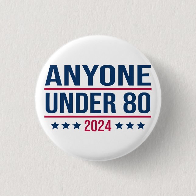 Alle unter 80 Jahren 2024 Abstimmung über die sonn Button (Vorderseite)