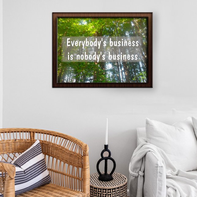 Alle Unternehmen Inspiration Poster (Von Creator hochgeladen)