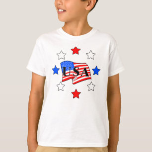 Alle USA-Flagge und -sterne T-Shirt