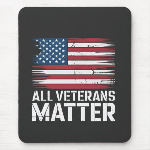 Alle Veteran Matter American 4. Juli Patriotic Mousepad