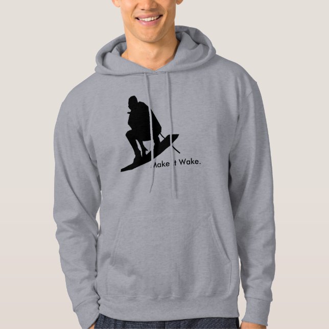 ALLE WECKEN den besonders angefertigten Hoodie - (Vorderseite)