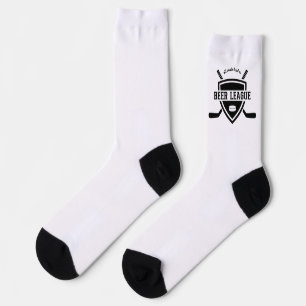 Alle Wege führen zur Bierliga, lustiger Hockey Socken