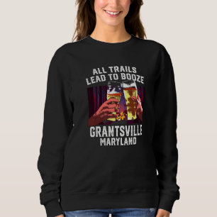 Alle Wege führen zur Förderung des Grantsville-Cam Sweatshirt
