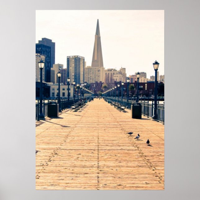 Alle Wege führen zur Pyramide. Poster (Vorne)