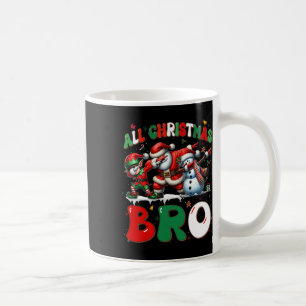 Alle Weihnachten Bro Xmas Santa Elf Snowman Dabbin Kaffeetasse