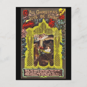 Alle Weihnachtsfreunde Feiertagspostkarte