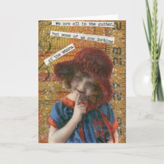 Alle wir sind in der Gosse Karte