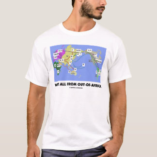 Alle wir sind von Heraus-Von-Afrika (Haplogroup) T-Shirt