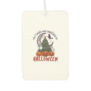Alle wollen Weihnachten Halloween Baum Kürbisse Ge Autolufterfrischer