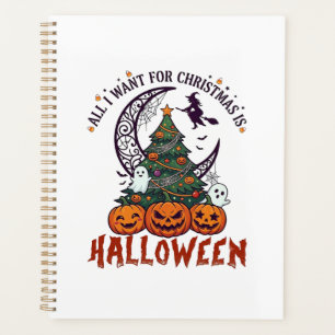 Alle wollen Weihnachten Halloween Baum Kürbisse Ge Planer