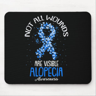Alle Wunden sind sichtbar Alopezie Bewusstsein 1 Mousepad
