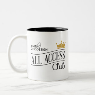 Alle Zugangs-Verein-Tasse Zweifarbige Tasse