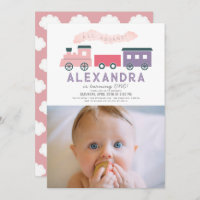 Alle Züge Pink Girl 1. Geburtstag Foto