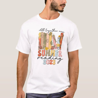 Alle zusammen jetzt Summer Reading 2023 Library Bo T-Shirt