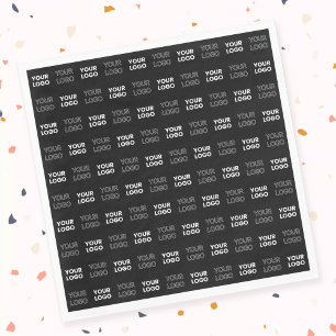 Alle zwei Logos oder Bilder, die sich wiederholen Serviette