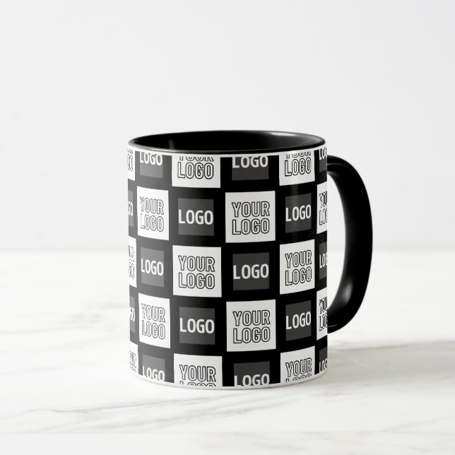 Alle zwei Logos oder Bilder, die sich wiederholen Tasse (VorderseiteRechts)