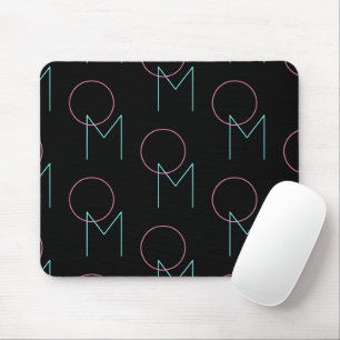 Alle zwei modernen gepolsterten Initialen sind sti Mousepad