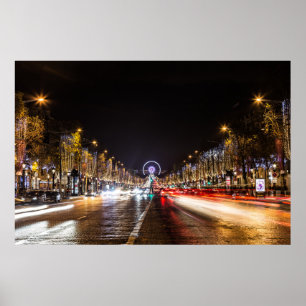Allee Champs-Elysees Poster