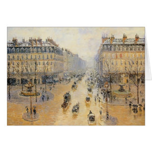 Allee de L'Opera, Schnee-Effekt Camilles Pissarro-