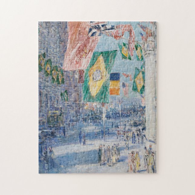 Allee der Alliierten | Childe Hassam Puzzle (Vertikal)