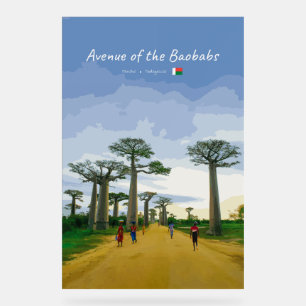 Allee der Baobabs, Madagaskar - Landschaft Acrylschild