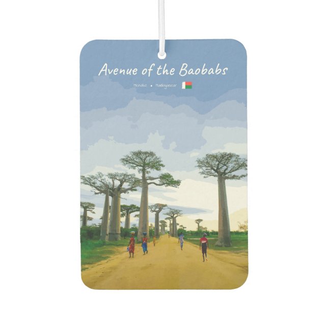 Allee der Baobabs, Madagaskar - Landschaft Autolufterfrischer (Vorderseite)