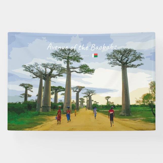 Allee der Baobabs, Madagaskar - Landschaft Banner (Horizontal)