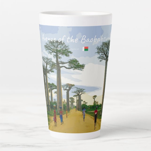 Allee der Baobabs, Madagaskar - Landschaft L Milchtasse (Vorderseite)
