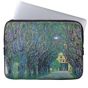Allee im Schloss Kammer-Park von Gustav Klimt Laptopschutzhülle