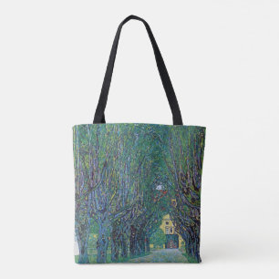 Allee im Schlosspark von Kammer von Gustav Klimt