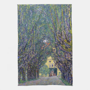 Allee in Schloss Kammer, Gustav Klimt Geschirrtuch
