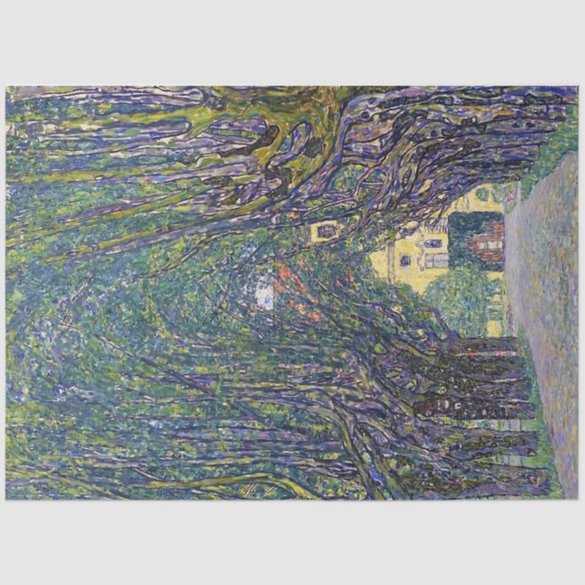 Allee in Schloss Kammer, Gustav Klimt Seidenpapier (Vorderseite)