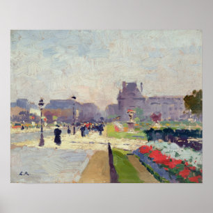 Allee Paul Deroulede, Tuileries, Paris Poster