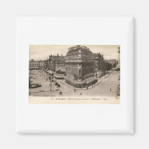 Alleen de Tourny, Bordeaux, Frankreich Vintage Magnet