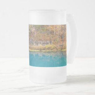 Allees Blue Spring Mattiert Glass Beer Tasse