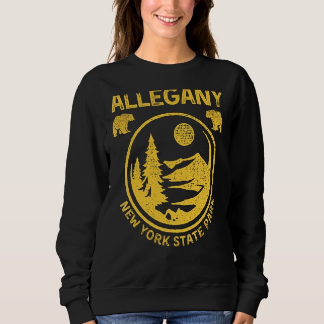Allegany New York Staat Park Sweatshirt (Vorderseite)