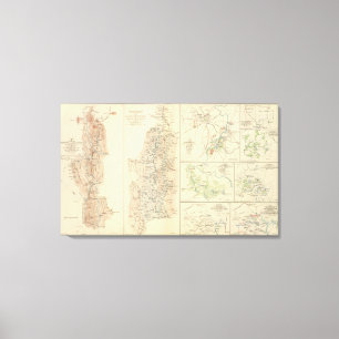 Alleghanies, Tal von Virginia Leinwanddruck