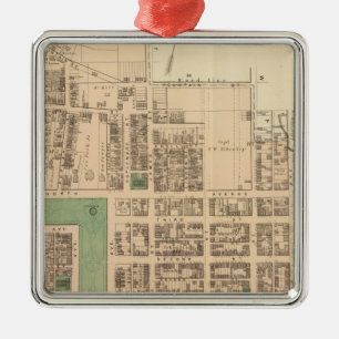Allegheny Bezirk 3 Silbernes Ornament
