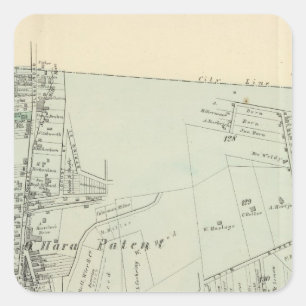 Allegheny Bezirk 7 Quadratischer Aufkleber